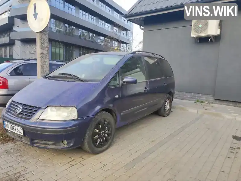 Мінівен Volkswagen Sharan 2001 1.9 л. Ручна / Механіка обл. Закарпатська, Ужгород - Фото 1/5