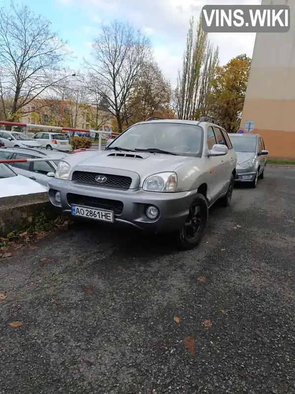 Позашляховик / Кросовер Hyundai Santa FE 2002 1.99 л. Автомат обл. Закарпатська, Хуст - Фото 1/11