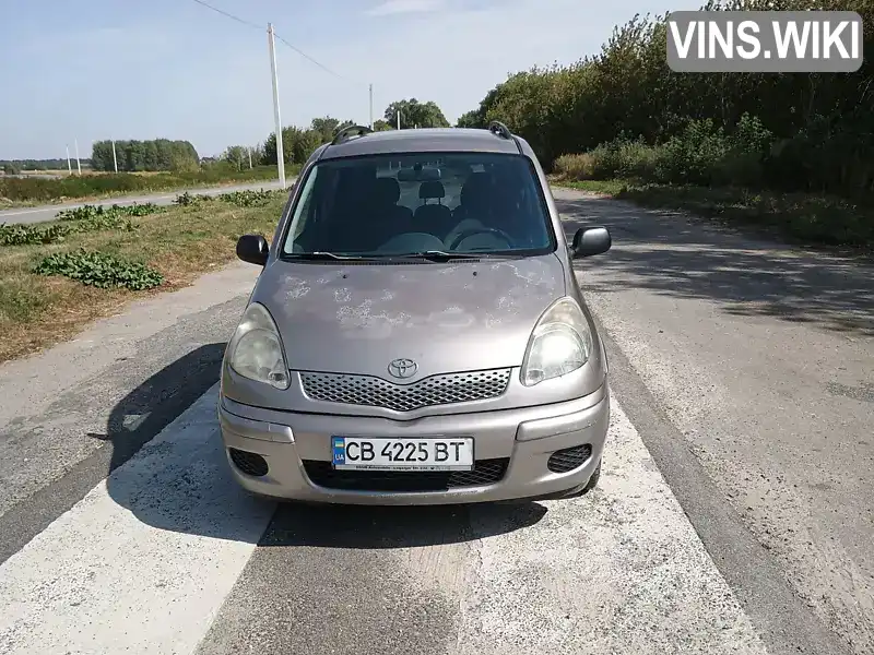 Мінівен Toyota Yaris Verso 2002 1.36 л. Ручна / Механіка обл. Чернігівська, Сосниця - Фото 1/21