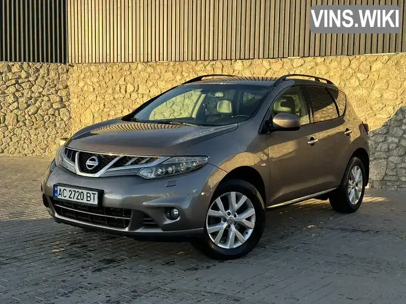 Позашляховик / Кросовер Nissan Murano 2013 3.5 л. Варіатор обл. Волинська, Луцьк - Фото 1/21