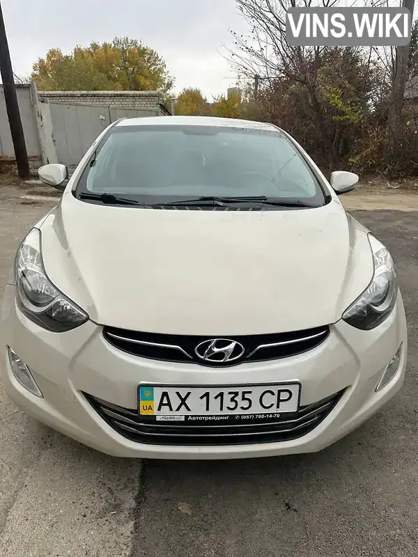 Седан Hyundai Elantra 2012 1.8 л. Ручная / Механика обл. Харьковская, Харьков - Фото 1/21