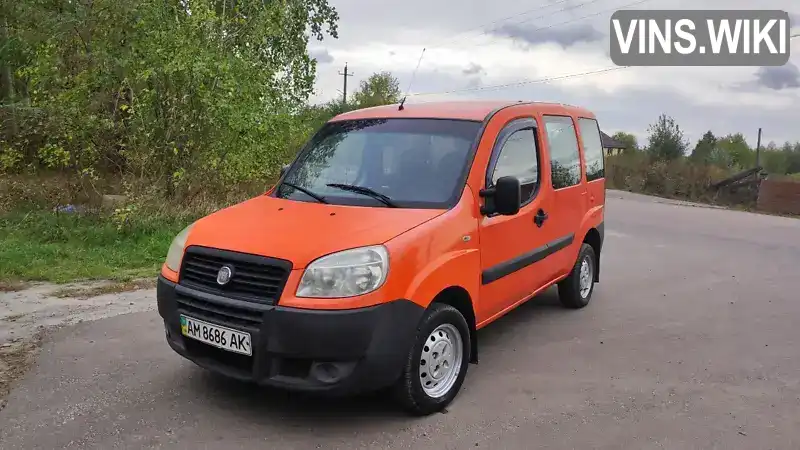 Минивэн Fiat Doblo 2008 1.6 л. Ручная / Механика обл. Житомирская, Житомир - Фото 1/8