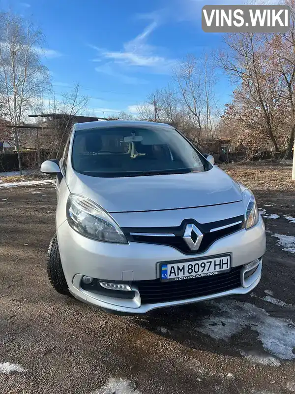 Минивэн Renault Scenic 2014 1.46 л. Ручная / Механика обл. Житомирская, Коростень - Фото 1/21