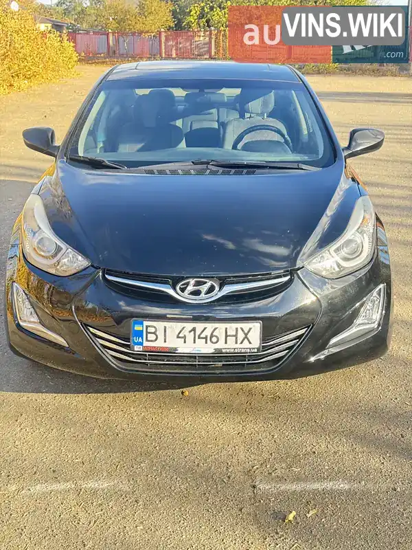 Седан Hyundai Elantra 2014 1.8 л. Автомат обл. Полтавская, Полтава - Фото 1/12