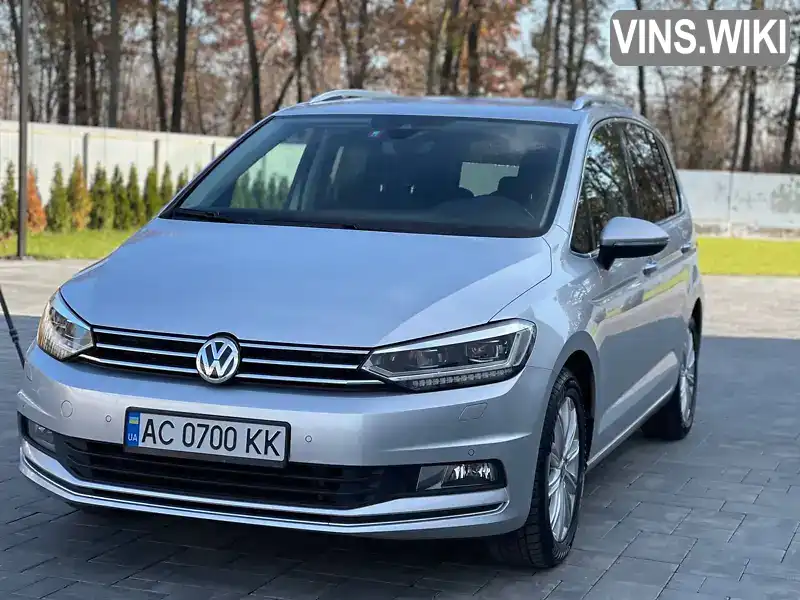 Микровэн Volkswagen Touran 2017 2 л. Автомат обл. Волынская, Луцк - Фото 1/15