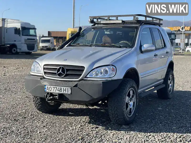 Позашляховик / Кросовер Mercedes-Benz M-Class 2002 2.69 л. Ручна / Механіка обл. Закарпатська, Хуст - Фото 1/12