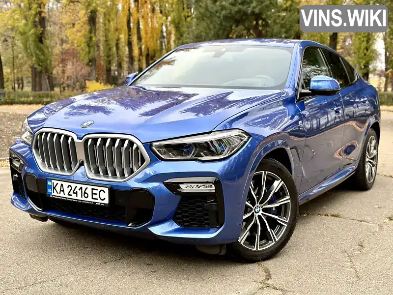 Позашляховик / Кросовер BMW X6 2020 3 л. Автомат обл. Київська, Київ - Фото 1/21