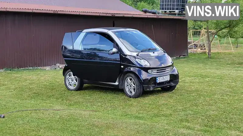 Кабриолет Smart Fortwo 2002 0.6 л. Робот обл. Черновицкая, Черновцы - Фото 1/21