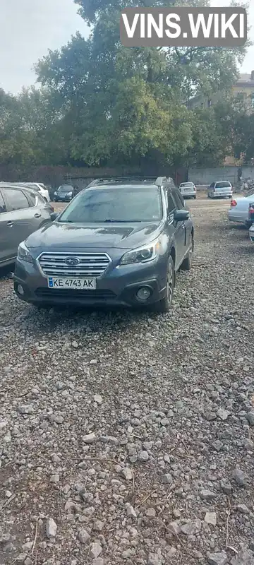 Універсал Subaru Outback 2016 2.5 л. Автомат обл. Дніпропетровська, Дніпро (Дніпропетровськ) - Фото 1/12