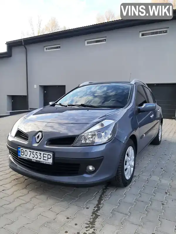 Універсал Renault Clio 2008 1.46 л. Автомат обл. Тернопільська, Тернопіль - Фото 1/21