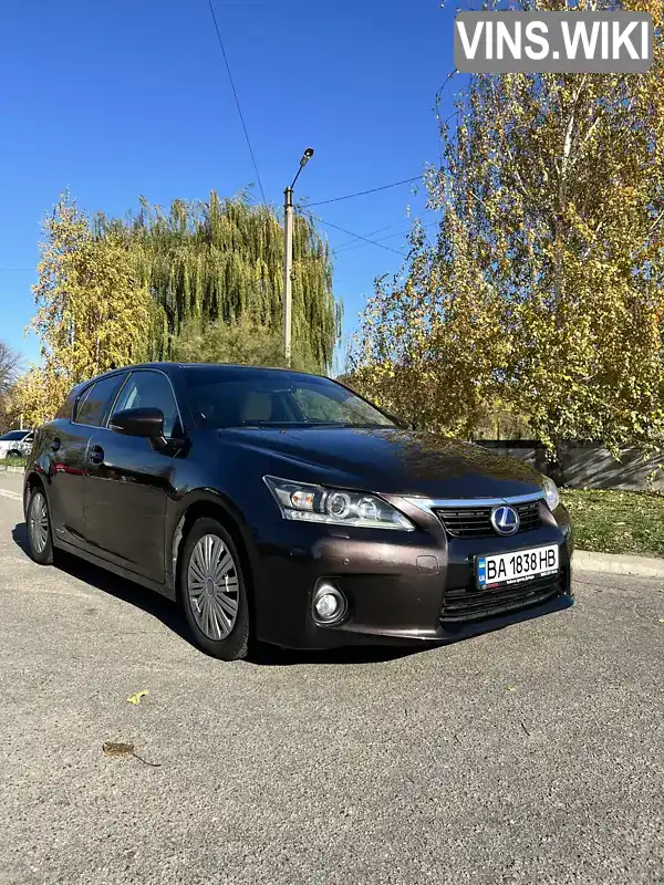 Хэтчбек Lexus CT 2011 1.8 л. Вариатор обл. Кировоградская, Александрия - Фото 1/19