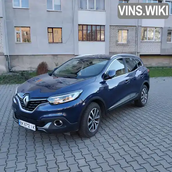 Внедорожник / Кроссовер Renault Kadjar 2017 1.46 л. Ручная / Механика обл. Ровенская, Дубно - Фото 1/19