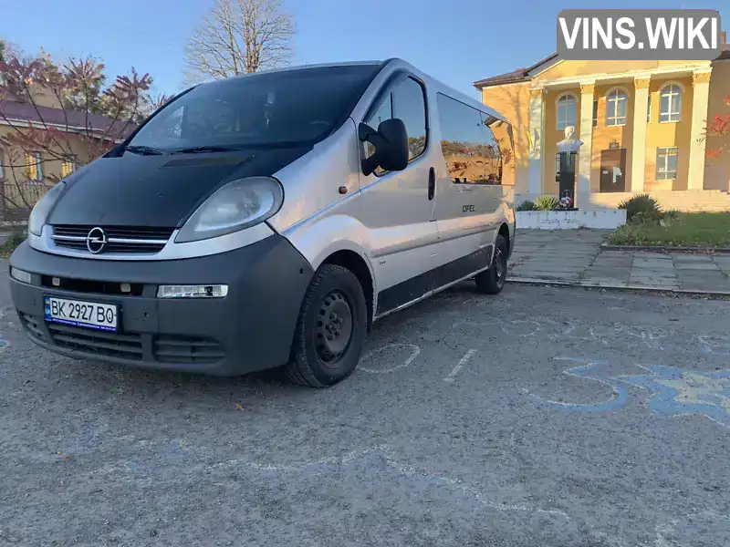 Мінівен Opel Vivaro 2003 null_content л. Ручна / Механіка обл. Рівненська, Рівне - Фото 1/15