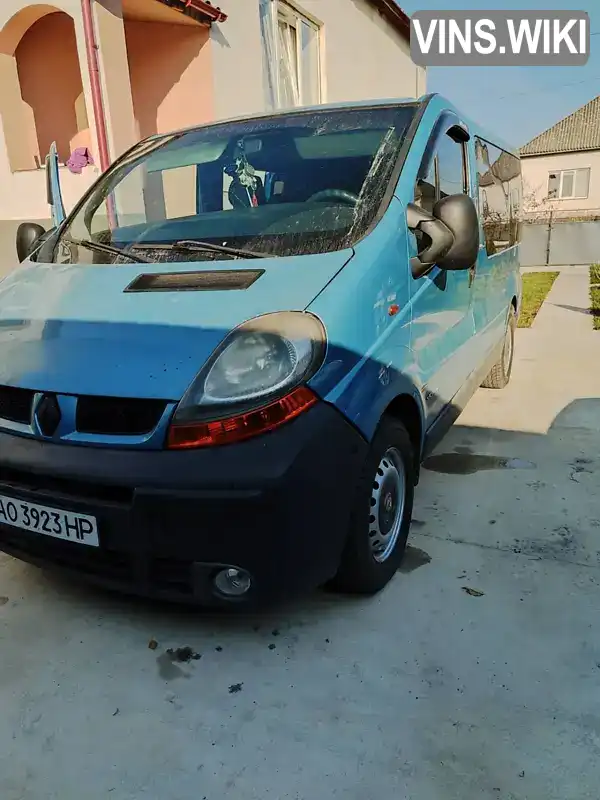 Минивэн Renault Trafic 2003 1.87 л. Ручная / Механика обл. Закарпатская, Ужгород - Фото 1/7