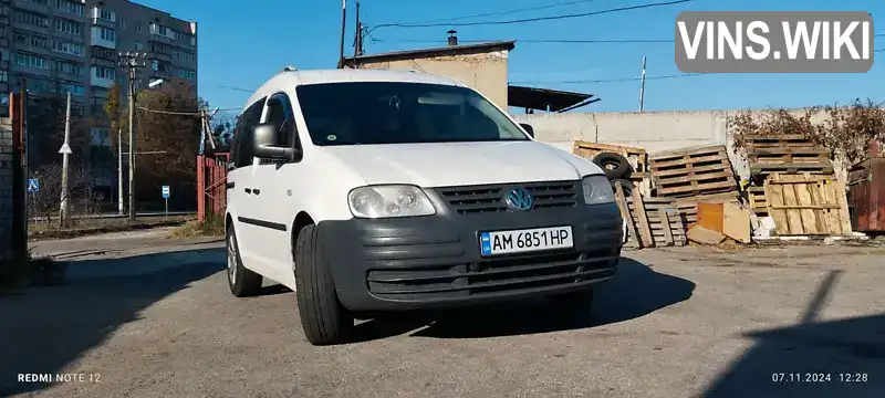 Минивэн Volkswagen Caddy 2006 1.9 л. Автомат обл. Житомирская, Житомир - Фото 1/11