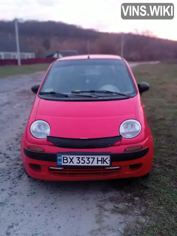 Хетчбек Daewoo Matiz 2002 0.8 л. Ручна / Механіка обл. Хмельницька, Білогір'я - Фото 1/13