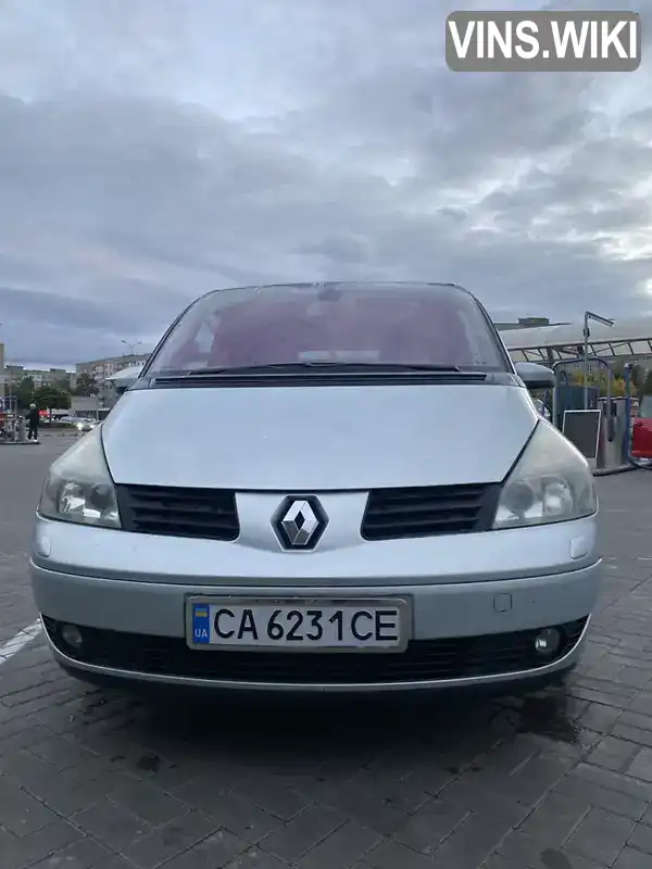 Мінівен Renault Espace 2004 2 л. Автомат обл. Черкаська, Черкаси - Фото 1/16