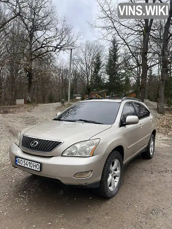 JTJGA31U440004943 Lexus RX 2004 Позашляховик / Кросовер 3.3 л. Фото 1