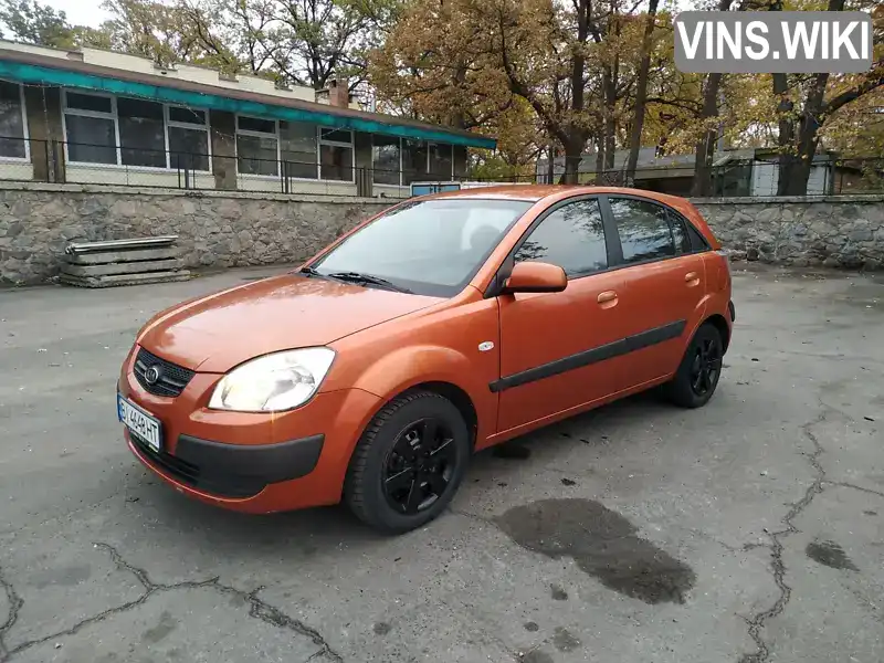 Хетчбек Kia Rio 2008 1.4 л. Автомат обл. Полтавська, Кобеляки - Фото 1/14