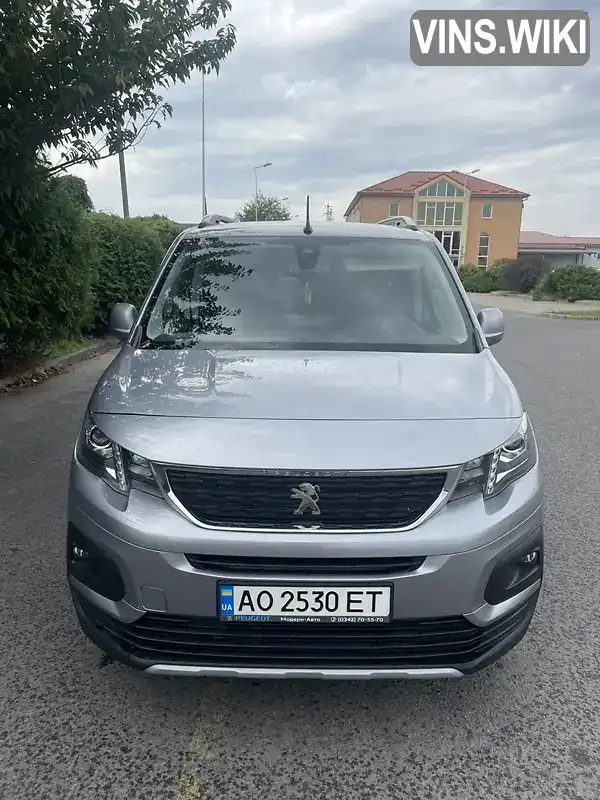 Мінівен Peugeot Rifter 2020 1.56 л. Ручна / Механіка обл. Закарпатська, Ужгород - Фото 1/21