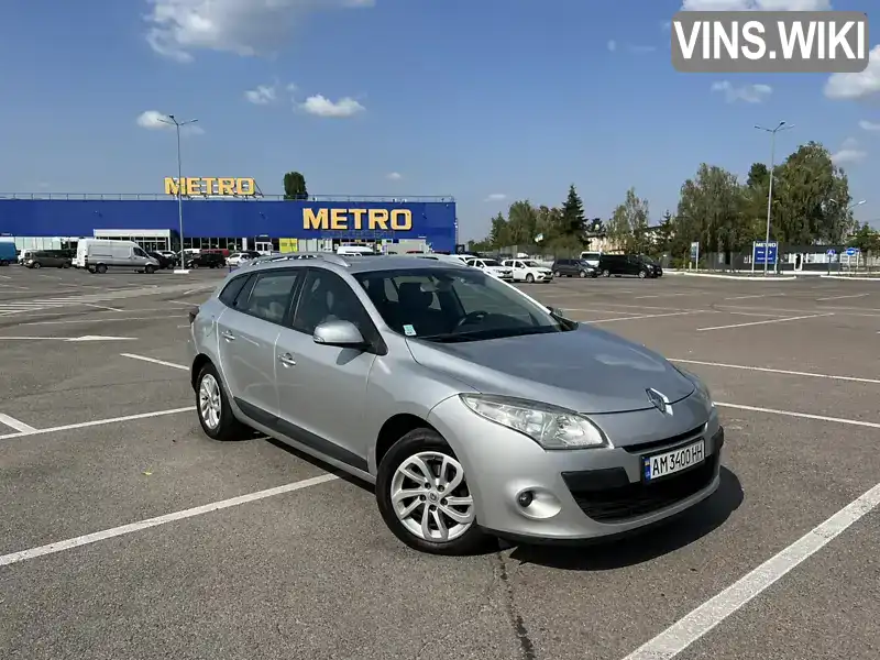 Універсал Renault Megane 2010 1.46 л. Ручна / Механіка обл. Житомирська, Житомир - Фото 1/21