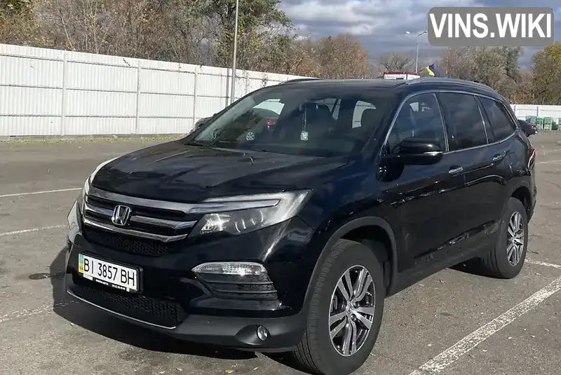 Внедорожник / Кроссовер Honda Pilot 2017 3 л. Автомат обл. Полтавская, Кременчуг - Фото 1/12