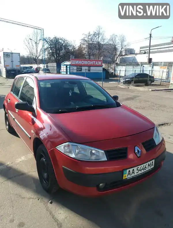 VF1BM1B0E32368241 Renault Megane 2006 Хетчбек 1.6 л. Фото 2