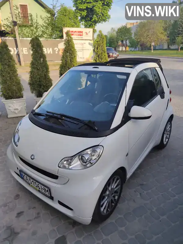 Кабріолет Smart Fortwo 2012 1 л. Робот обл. Львівська, Трускавець - Фото 1/19