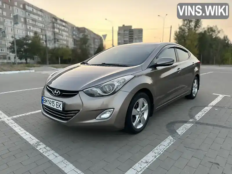 Седан Hyundai Elantra 2012 1.8 л. Ручна / Механіка обл. Сумська, Суми - Фото 1/21