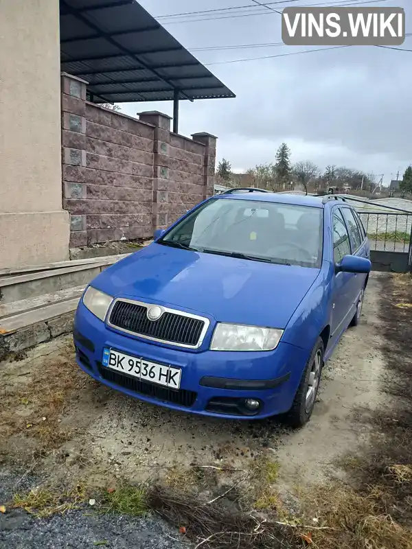 Універсал Skoda Fabia 2006 1.39 л. Ручна / Механіка обл. Рівненська, Здолбунів - Фото 1/7