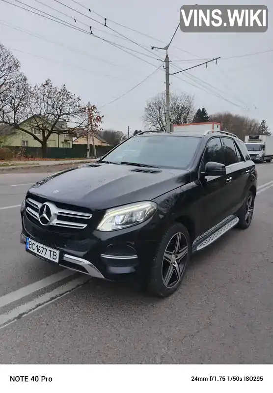 Позашляховик / Кросовер Mercedes-Benz GLE-Class 2017 3.5 л. Автомат обл. Львівська, Львів - Фото 1/21