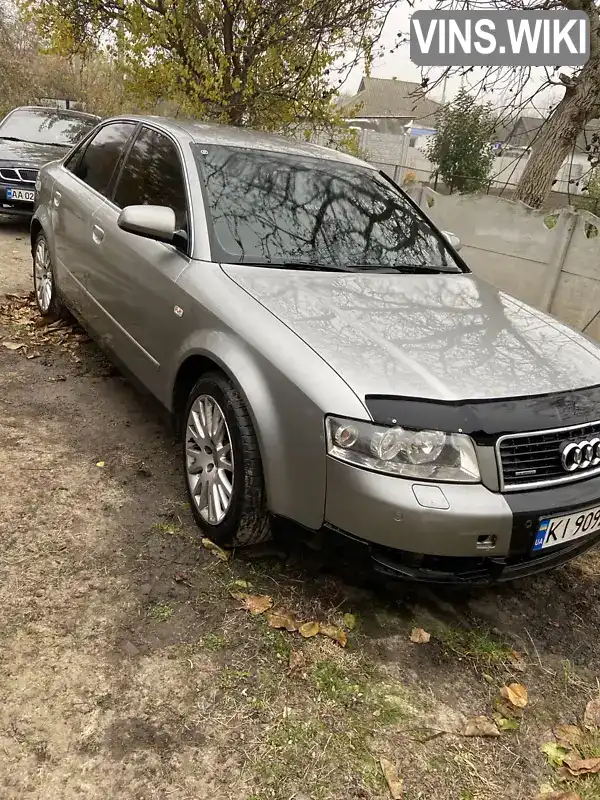 Седан Audi A4 2001 2.5 л. Автомат обл. Киевская, Белая Церковь - Фото 1/13