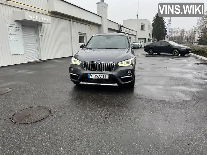 Внедорожник / Кроссовер BMW X1 2017 2 л. Автомат обл. Полтавская, Кременчуг - Фото 1/21