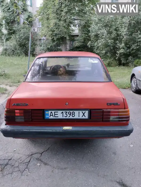 Седан Opel Ascona 1984 null_content л. Автомат обл. Запорізька, Запоріжжя - Фото 1/5