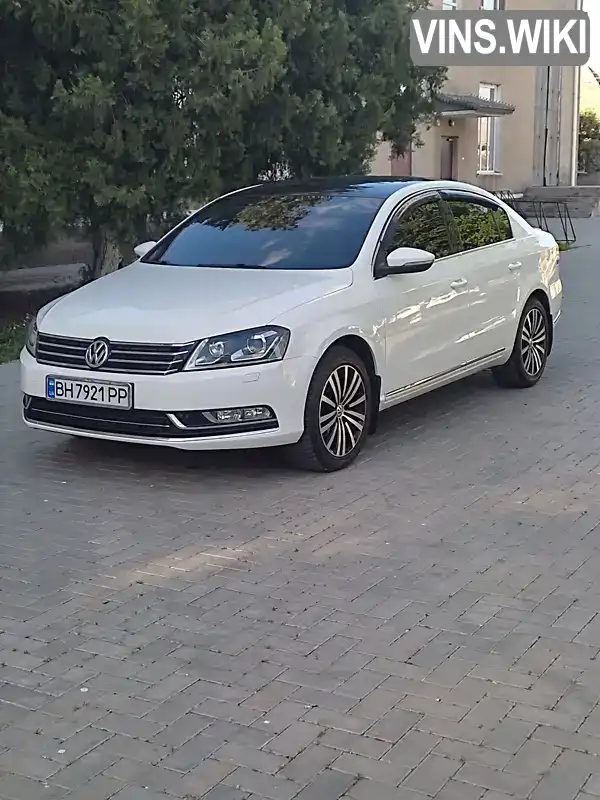 Седан Volkswagen Passat 2012 1.8 л. Автомат обл. Одеська, Сарата - Фото 1/19