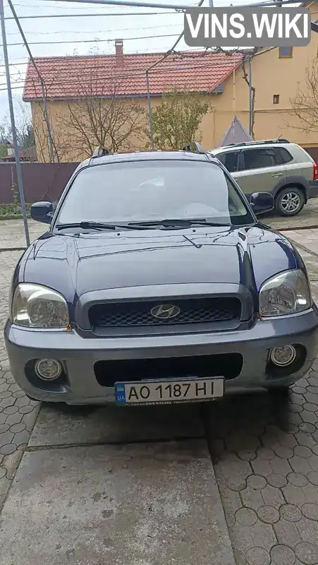 Внедорожник / Кроссовер Hyundai Santa FE 2003 1.99 л. Ручная / Механика обл. Закарпатская, Хуст - Фото 1/10