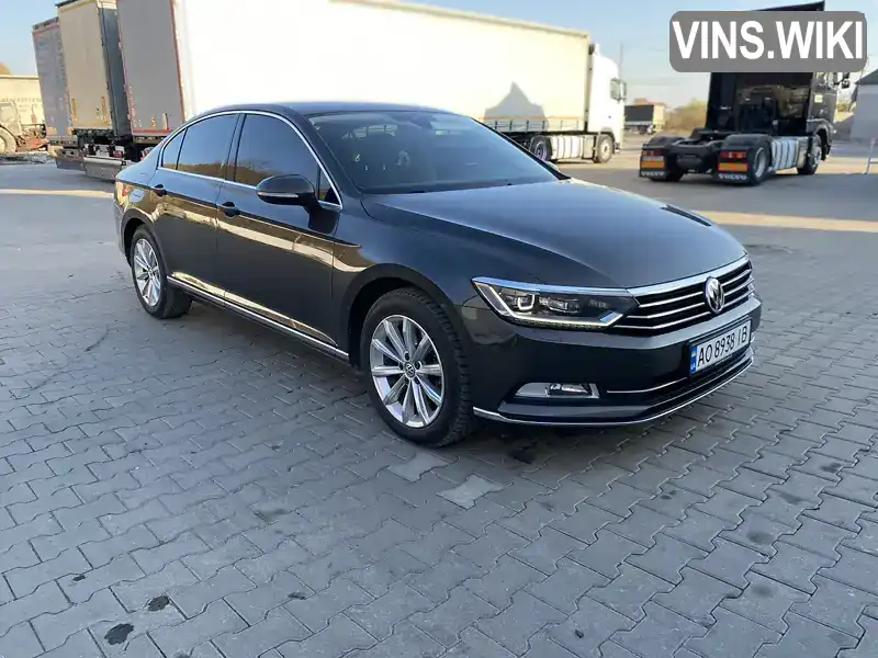 WVWZZZ3CZJE153234 Volkswagen Passat 2018 Седан 1.97 л. Фото 1