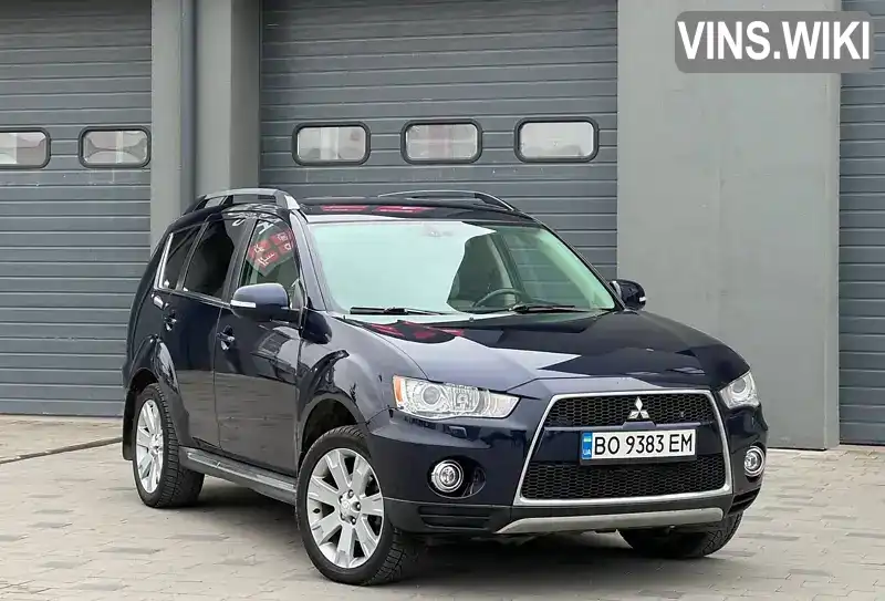 Позашляховик / Кросовер Mitsubishi Outlander 2012 2.2 л. Автомат обл. Тернопільська, Тернопіль - Фото 1/21