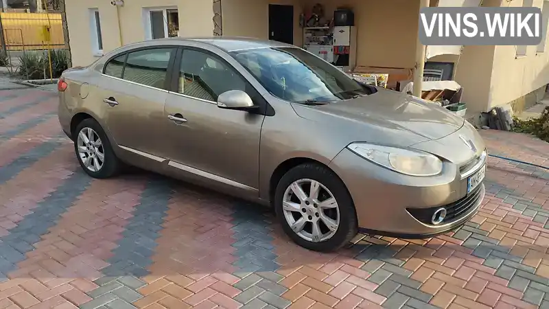 Седан Renault Fluence 2010 null_content л. Ручная / Механика обл. Житомирская, Житомир - Фото 1/21