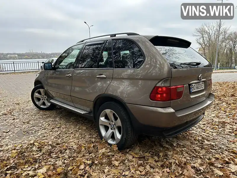 Позашляховик / Кросовер BMW X5 2004 2.99 л. Автомат обл. Тернопільська, Тернопіль - Фото 1/14