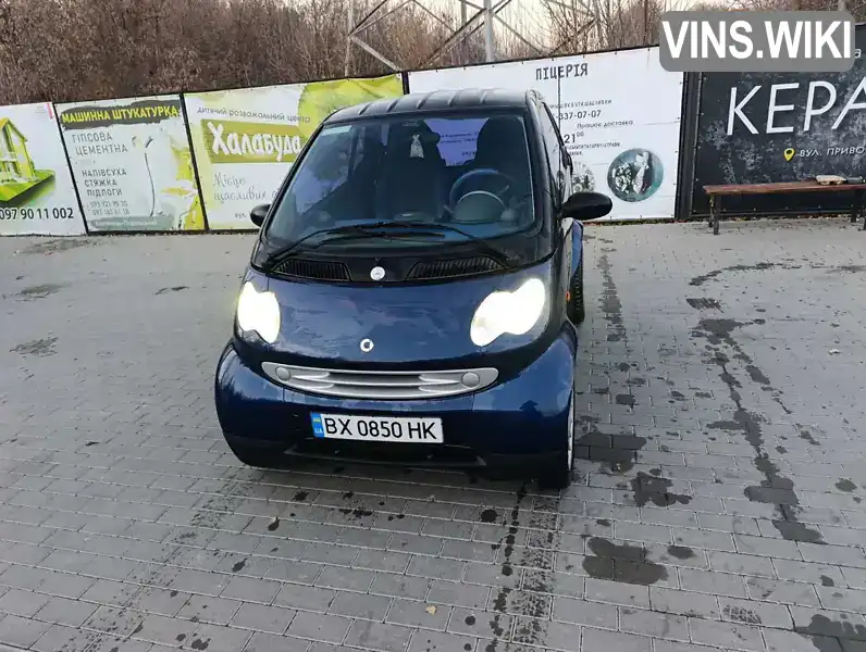 Купе Smart Fortwo 2004 0.8 л. Автомат обл. Хмельницкая, Каменец-Подольский - Фото 1/8