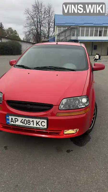 Седан Chevrolet Aveo 2005 1.5 л. Ручная / Механика обл. Запорожская, Запорожье - Фото 1/13