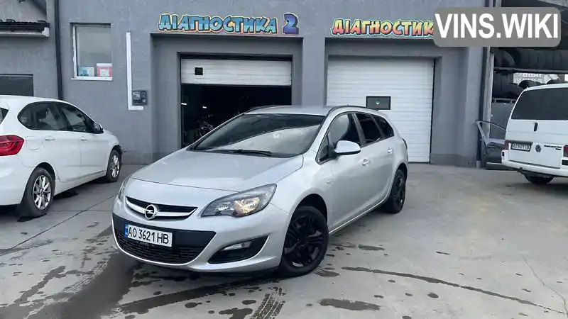 Універсал Opel Astra 2013 1.69 л. Ручна / Механіка обл. Закарпатська, Мукачево - Фото 1/21