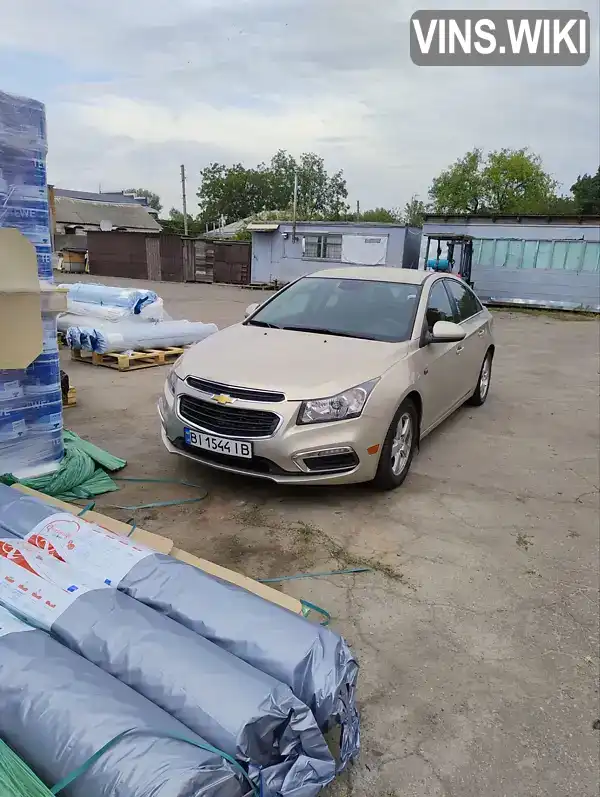 Седан Chevrolet Cruze 2015 1.4 л. Автомат обл. Полтавская, Полтава - Фото 1/9