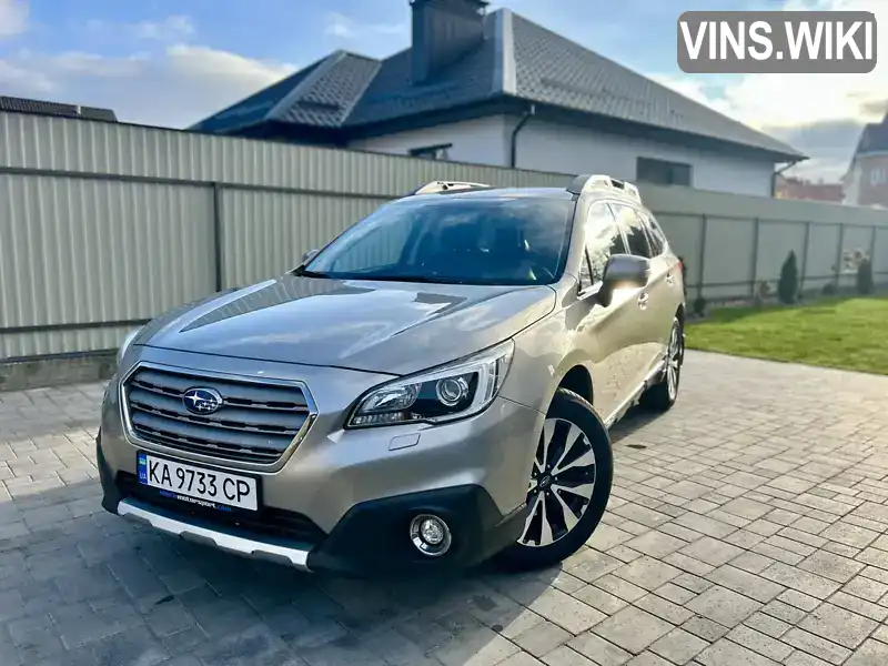 Универсал Subaru Outback 2016 2.5 л. Вариатор обл. Житомирская, Житомир - Фото 1/21