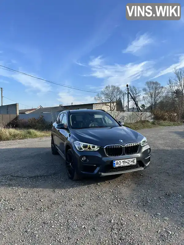 Внедорожник / Кроссовер BMW X1 2017 2 л. Автомат обл. Закарпатская, Хуст - Фото 1/11