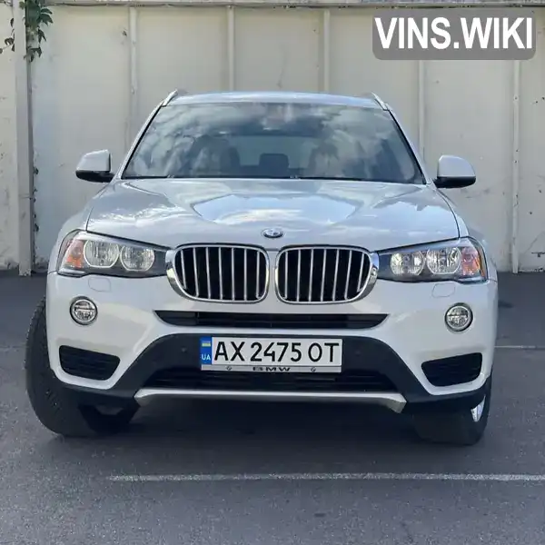 5UXWX9C56H0T12688 BMW X3 2016 Позашляховик / Кросовер 2 л. Фото 1