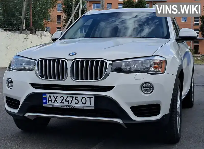 5UXWX9C56H0T12688 BMW X3 2016 Позашляховик / Кросовер 2 л. Фото 2