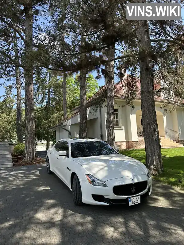 Седан Maserati Quattroporte 2016 3 л. Автомат обл. Закарпатська, Мукачево - Фото 1/21