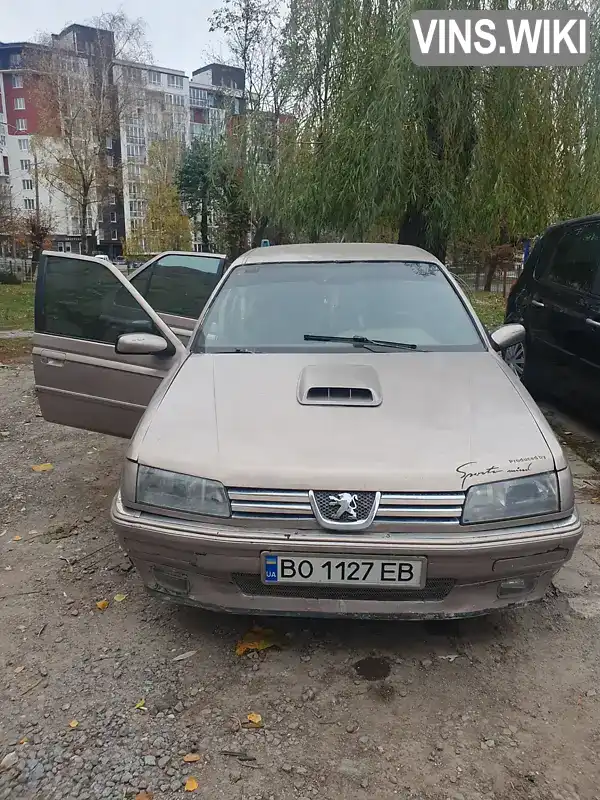 Седан Peugeot 605 1990 null_content л. Ручна / Механіка обл. Тернопільська, Тернопіль - Фото 1/17